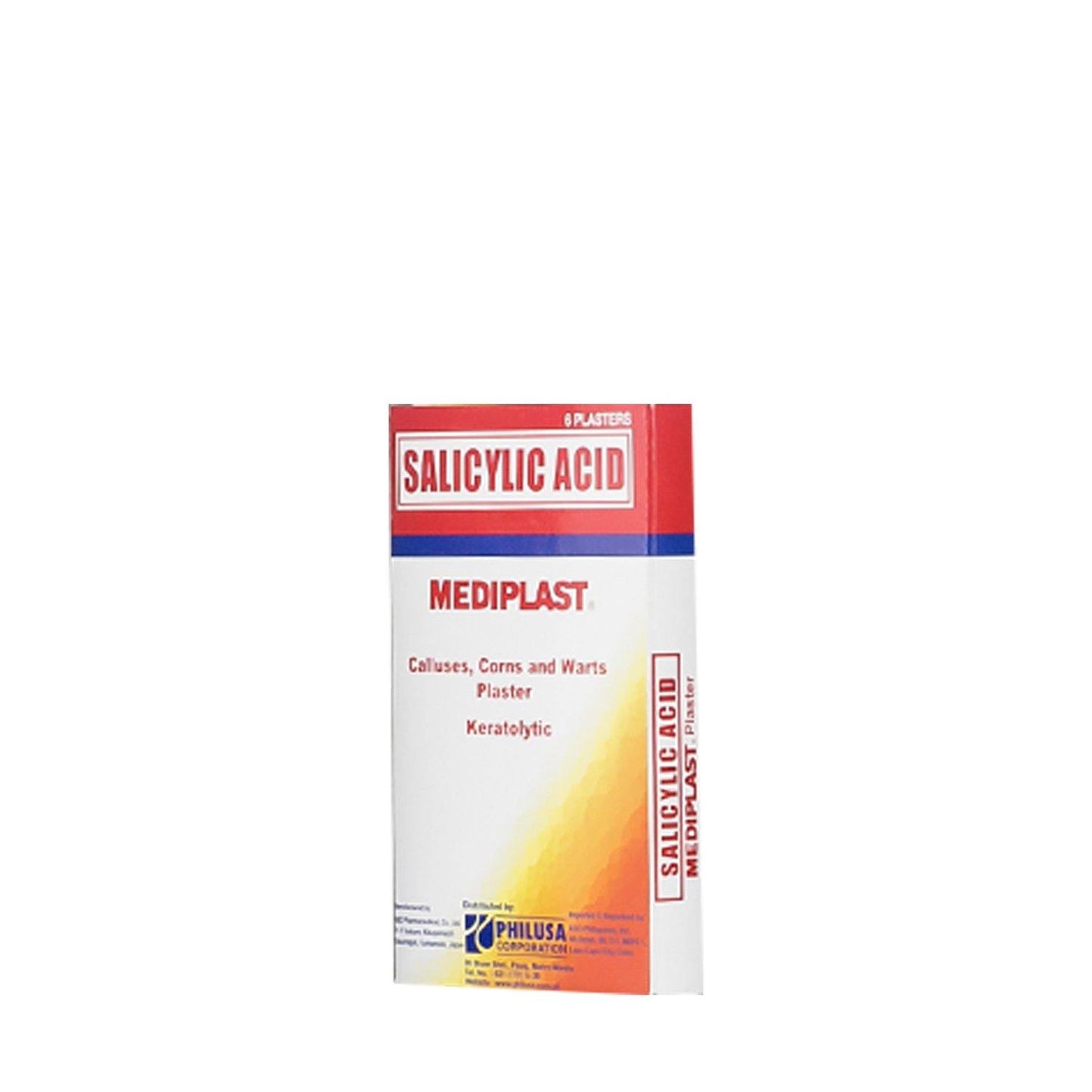 Mediplast Calluses, Corns and Warts Plaster (Salicylic Acid) - 6s - Southstar Drug
