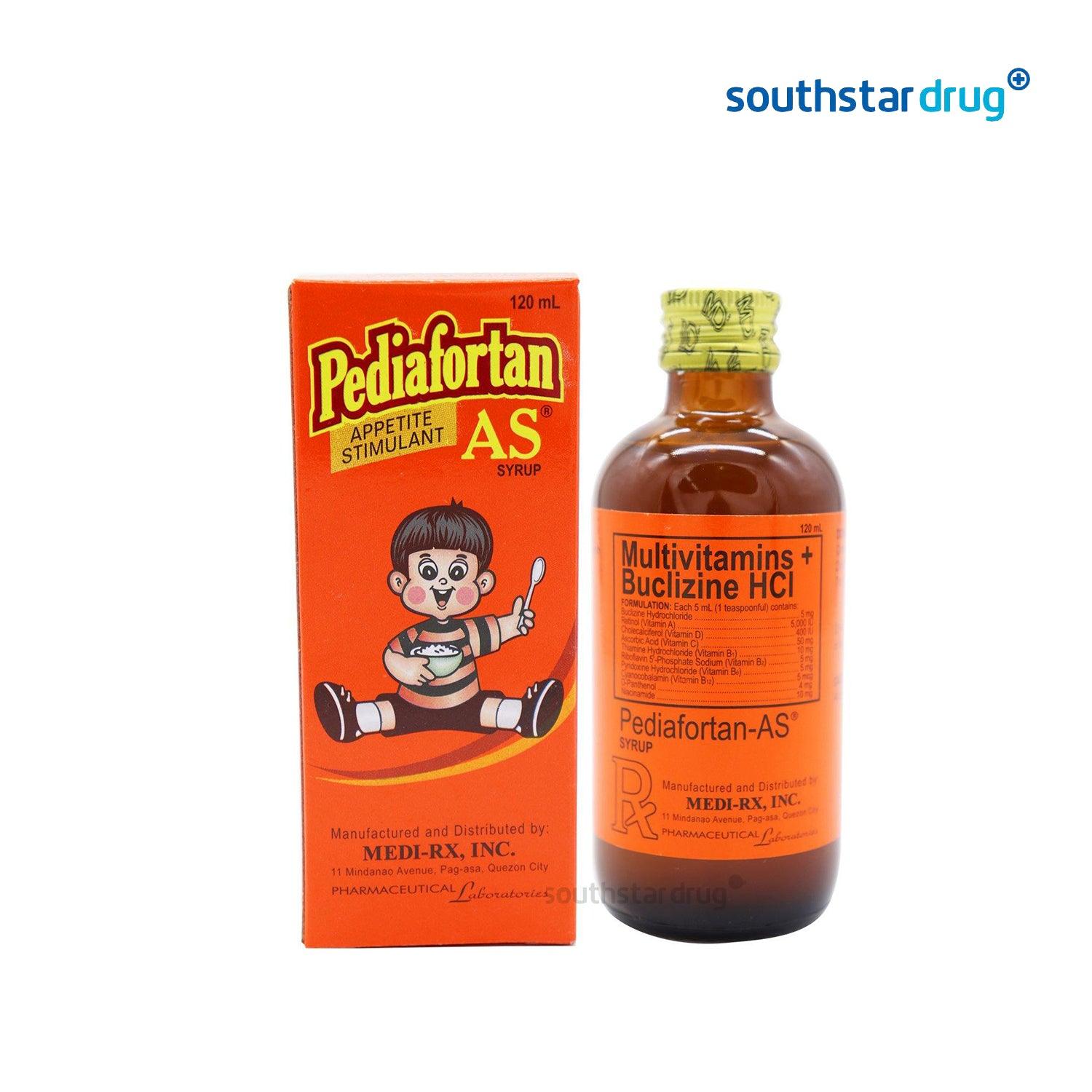 Pediafortan AS 120ml Syrup - Southstar Drug