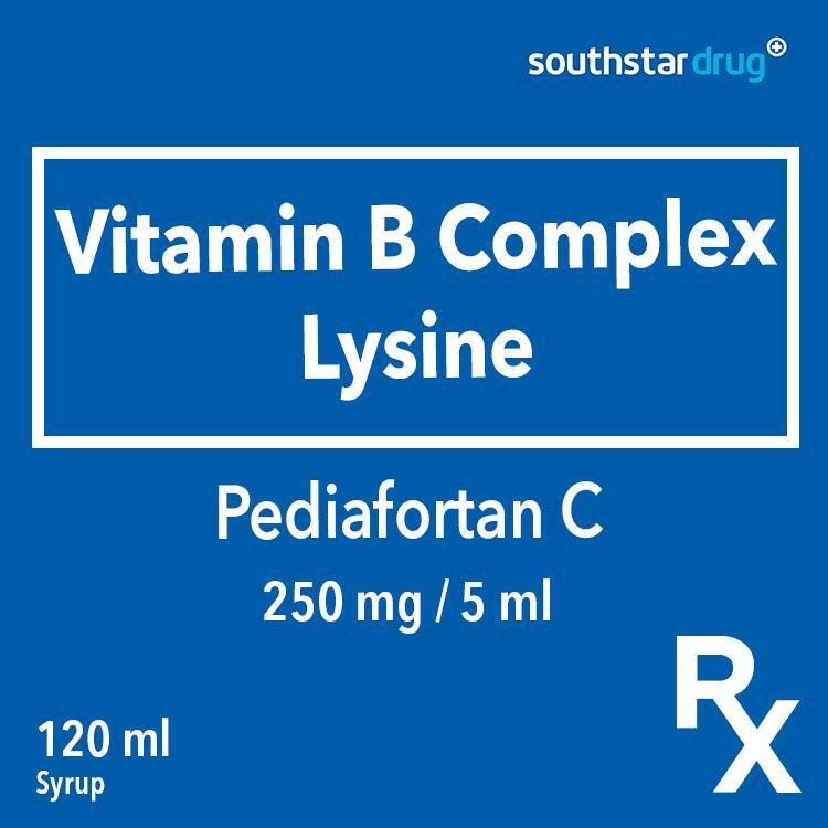 Rx: Pediafortan C 250mg / 5ml 120ml Syrup - Southstar Drug