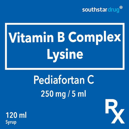 Rx: Pediafortan C 250mg / 5ml 120ml Syrup - Southstar Drug