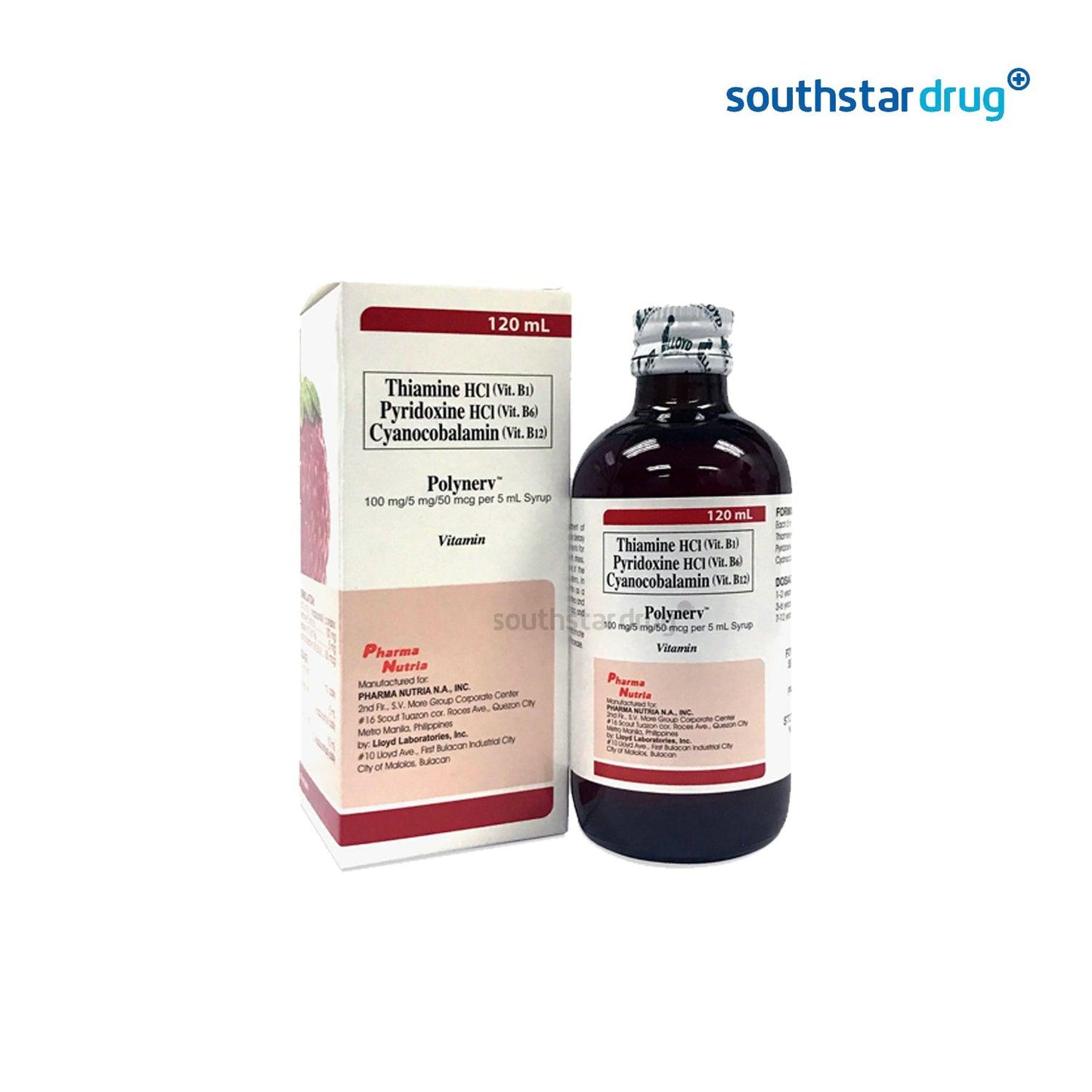 Polynerv 120ml Syrup - Southstar Drug