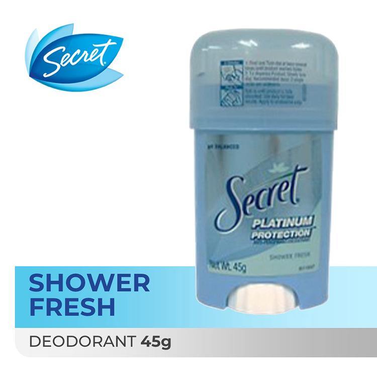 Secret Deodorant Platinum Cream Shower Fresh 45 g - Southstar Drug