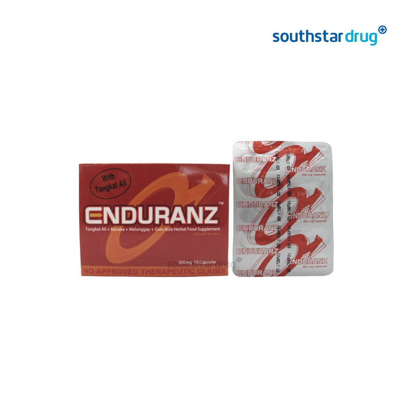 Enduranz 350mg Capsule - 10s - Southstar Drug