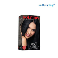 Kolours Dual Conditioning Hair Color Black 120ml - Southstar Drug
