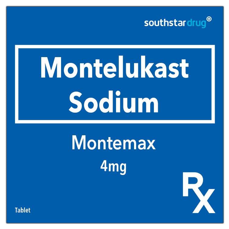 Rx: Montemax 4mg Tablet - Southstar Drug