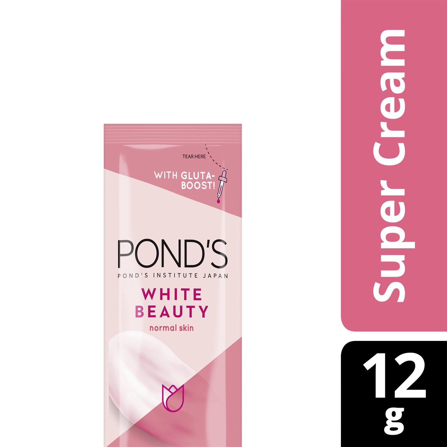 Pond's White Beauty Super Cream Moisturizer for Normal Skin 12G - Southstar Drug
