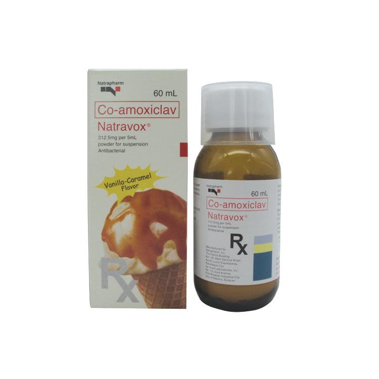 Rx: Natravox Vanilla - Caramel Flavor 312.5mg / 5ml 60ml Oral Suspension - Southstar Drug