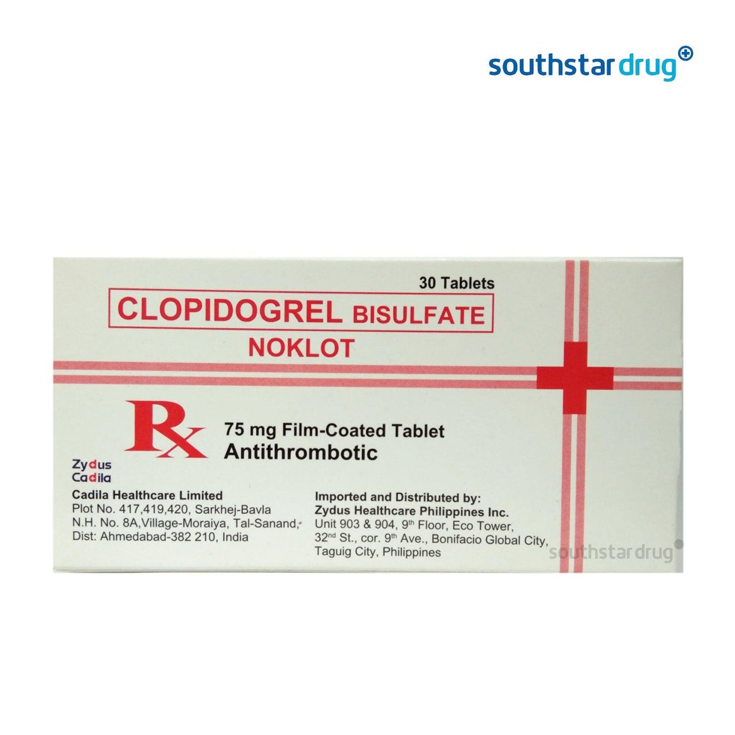 Rx: Noklot 75mg Tablet - Southstar Drug