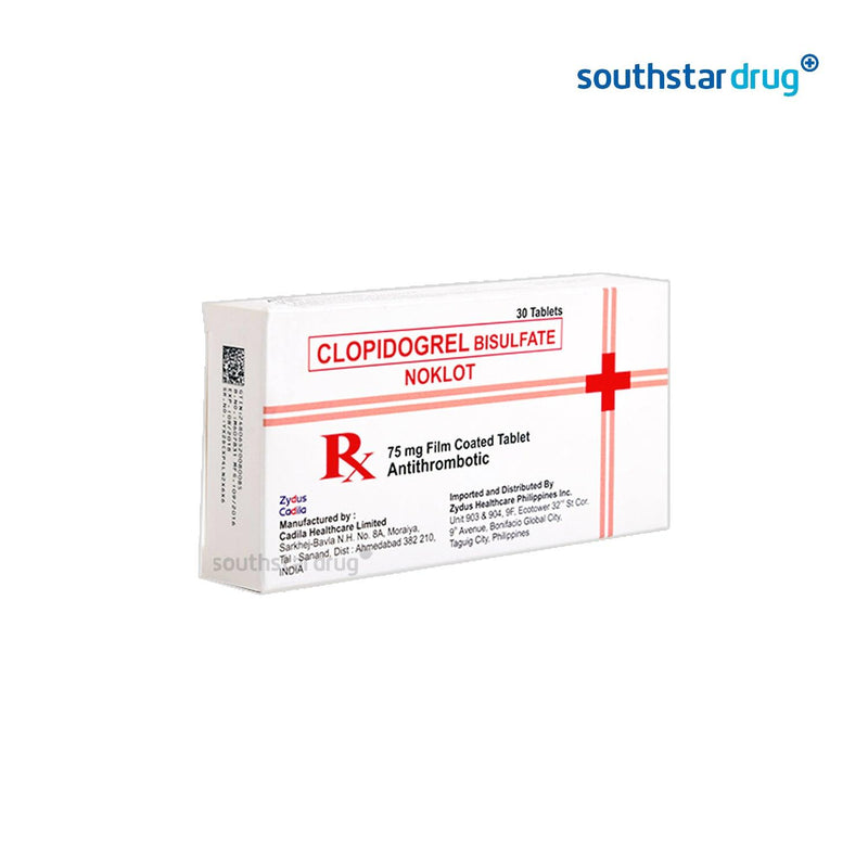 Rx: Noklot 75mg Tablet - Southstar Drug
