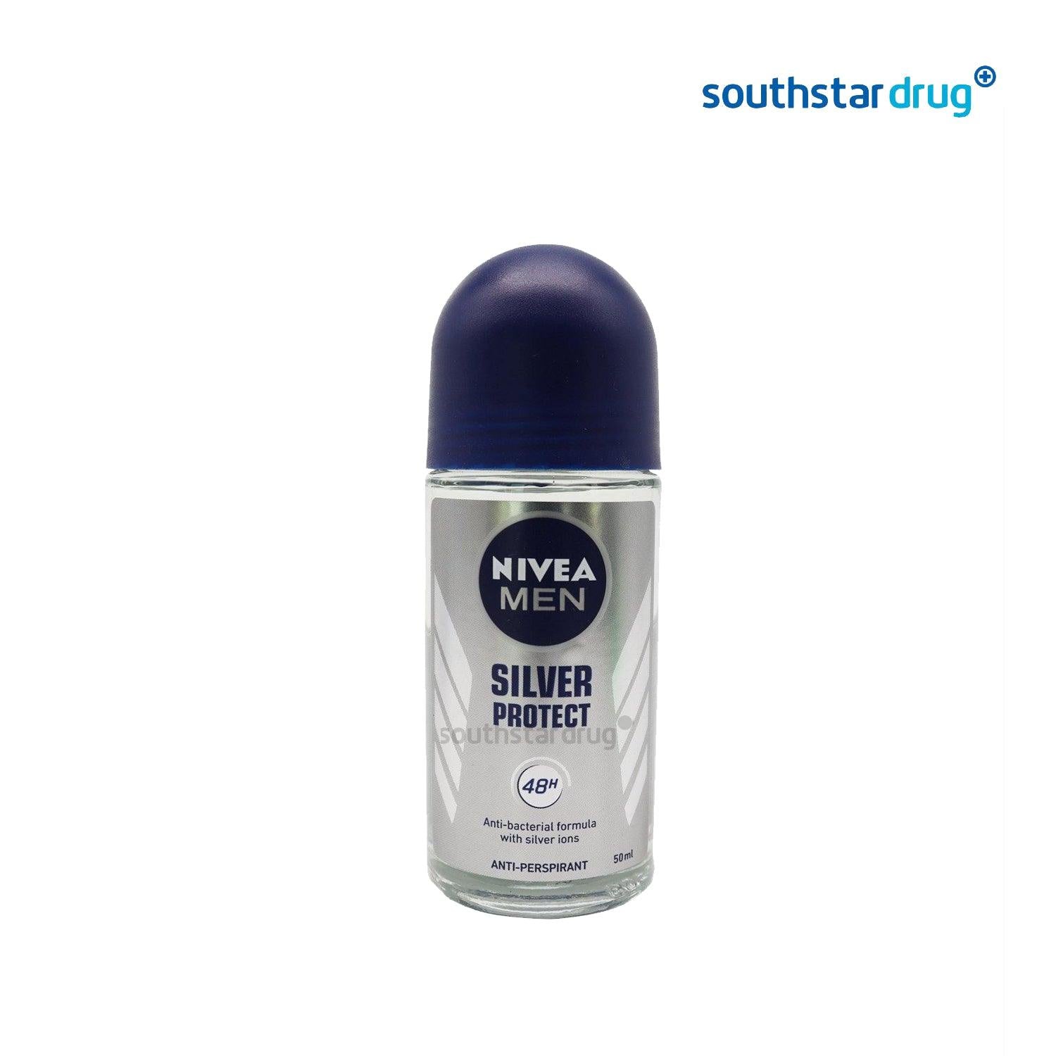 Nivea Men Silver Protect Deodorant 50ml Roll On - Southstar Drug