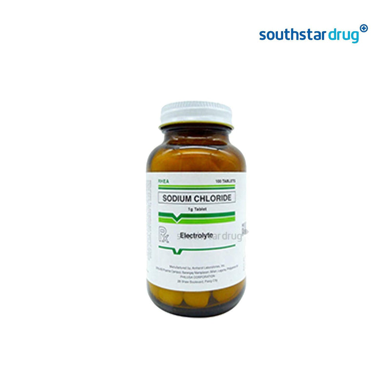 Rx: Rhea Sodium Chloride 1 g Tablet - Southstar Drug