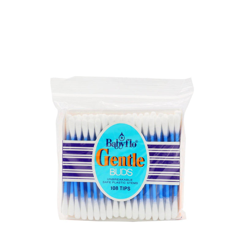 Babyflo Gentle Cotton Buds Plastic Stems 108 Tips - Southstar Drug