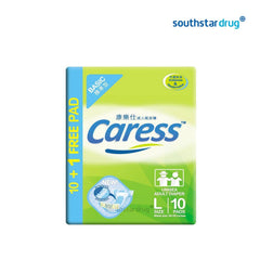 Caress Diaper Unisex Large (L) - 10s - Southstar Drug