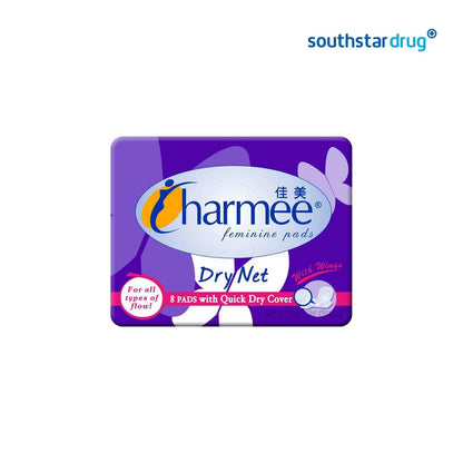 Charmee Napkin Dry Net Quick with Wings - 8s - Southstar Drug