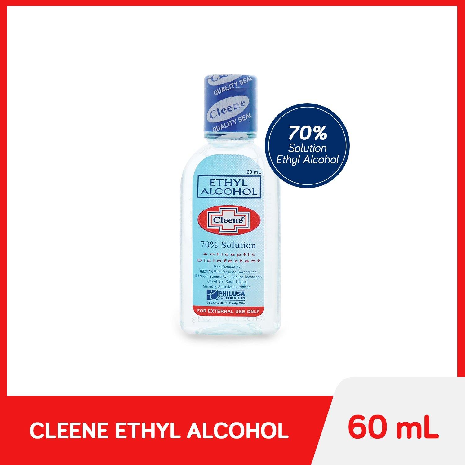 Cleene 70% Solution Ethyl Alcohol 60ml - Southstar Drug