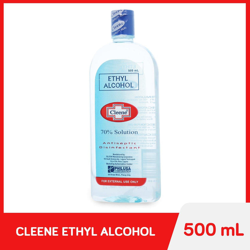 Cleene 70% Solution Ethyl Alcohol 500 ml - Southstar Drug