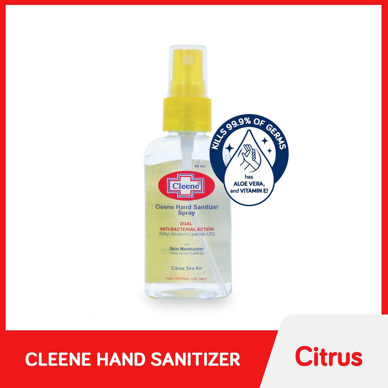 Cleene Citrus Sea Air Cleansing Spray 60 ml - Southstar Drug