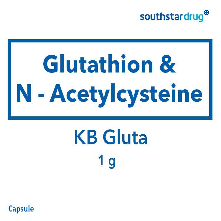 KB Gluta Plus 1 g Capsule - 30s - Southstar Drug