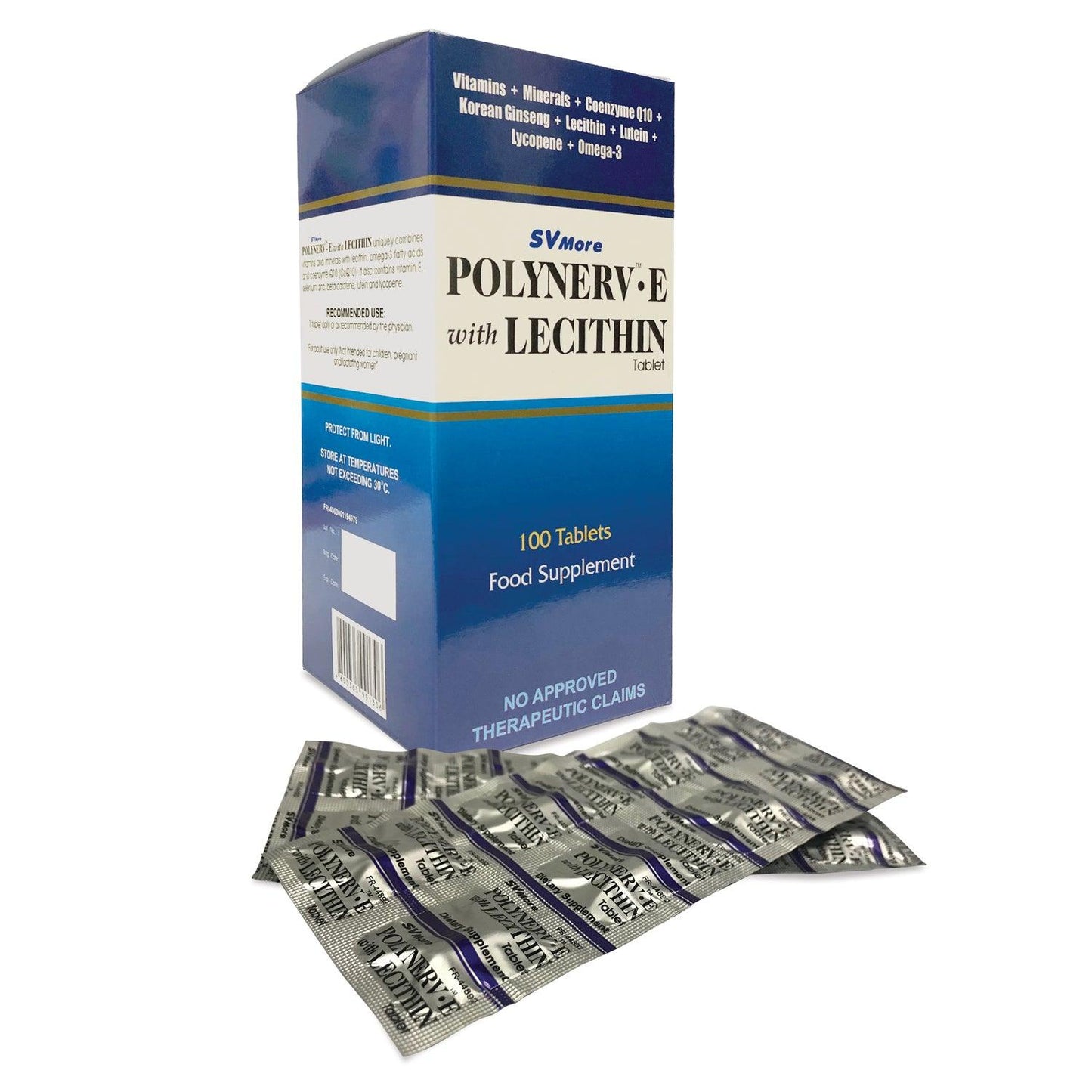 Polynerv - E with Lecithin Tablet - 20s - Southstar Drug