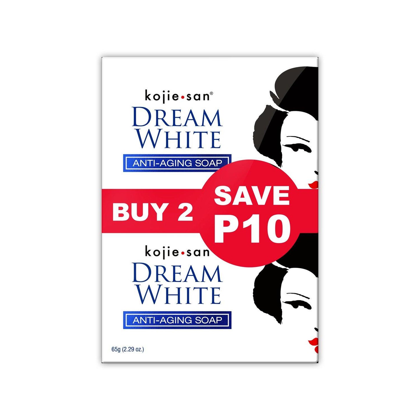 Kojie San Soap Dream White 65 g 2x1 - Southstar Drug