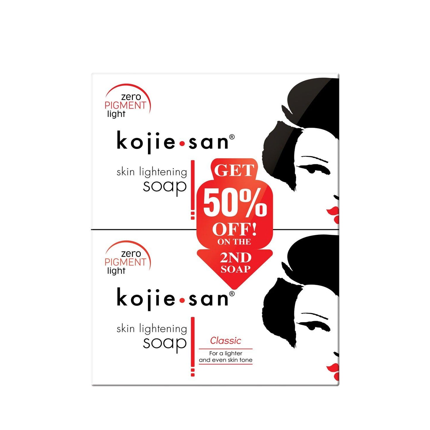 Kojie San Skin Lightening Soap 2 in 1 - 135g - Southstar Drug