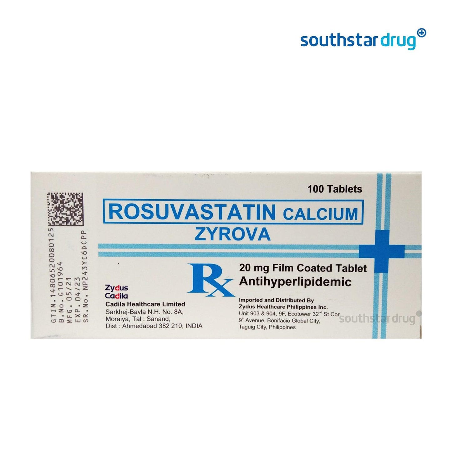 Rx: Zyrova 20mg Tablet - Southstar Drug