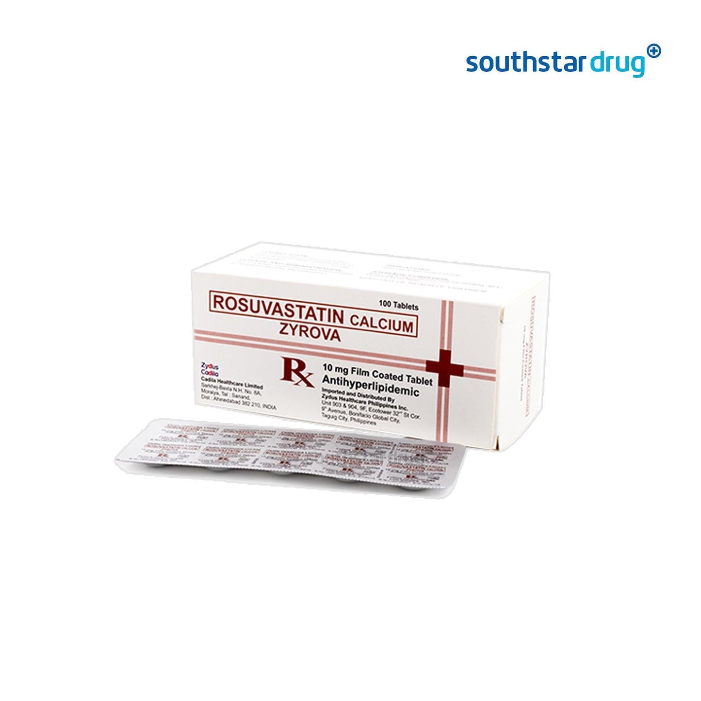 Rx: Zyrova 10mg Tablet - Southstar Drug