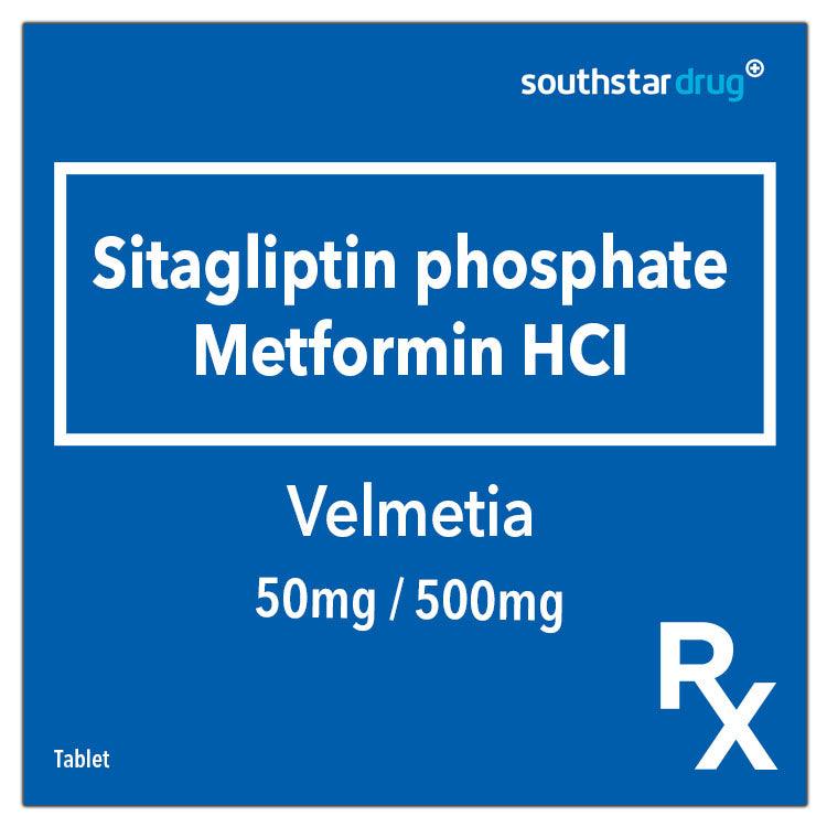 Rx: Velmetia 50 / 500mg Tablet - Southstar Drug