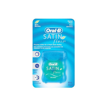 Oral-B Satin Floss Mint 50m - Southstar Drug