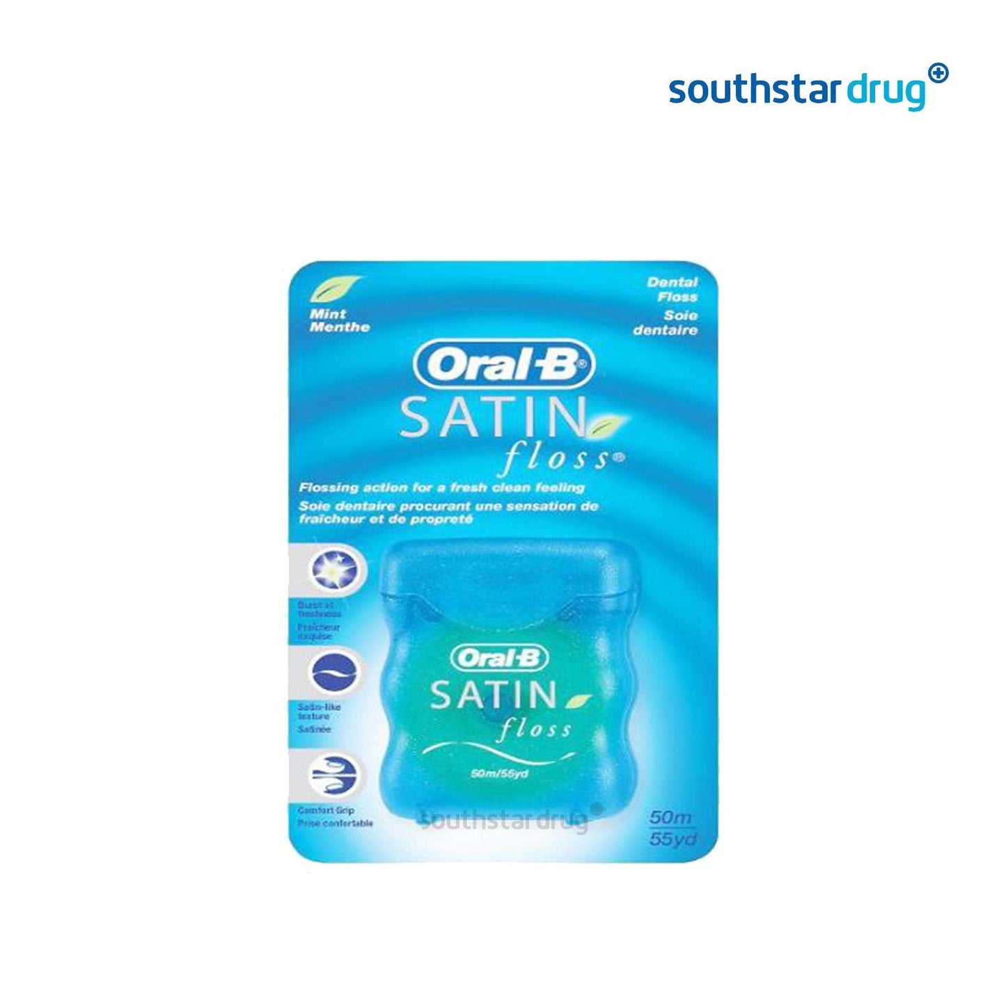 Oral-B Satin Floss Mint 50m - Southstar Drug