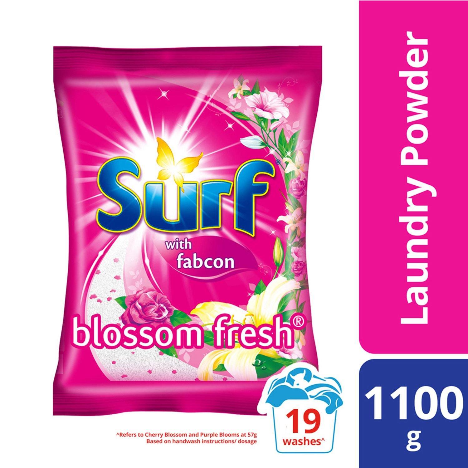 Buy Surf Powder Detergent Blossom Fresh 1.1KG Pouch Online – Southstar Drug