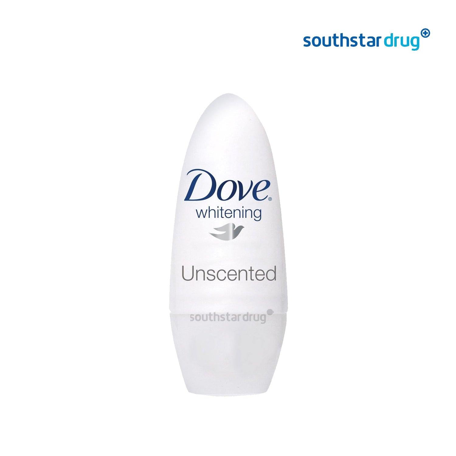 Dove Whitening Unscented 40ml Roll - on - Southstar Drug