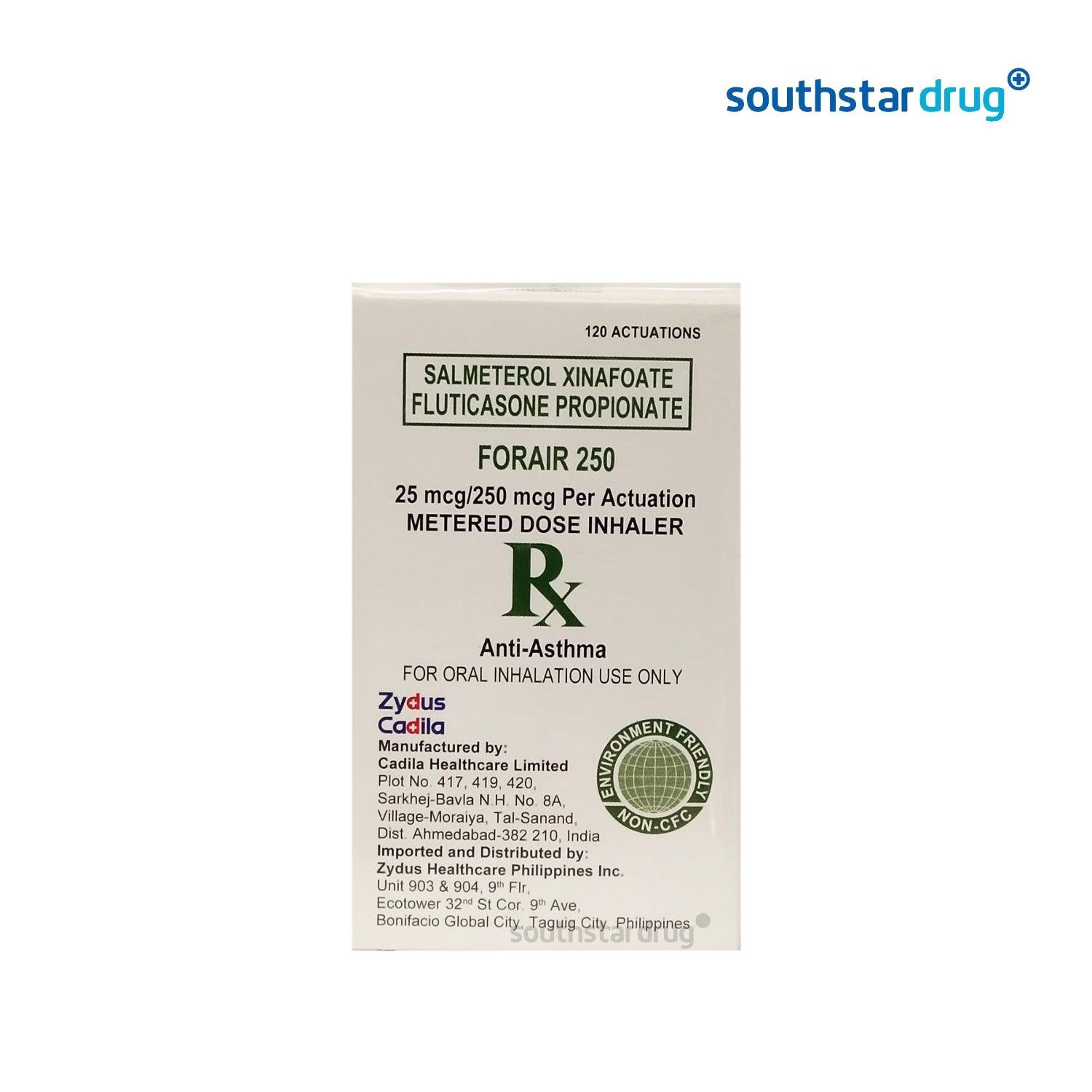 Rx: Forair 250 MDI 120 Actuation - Southstar Drug