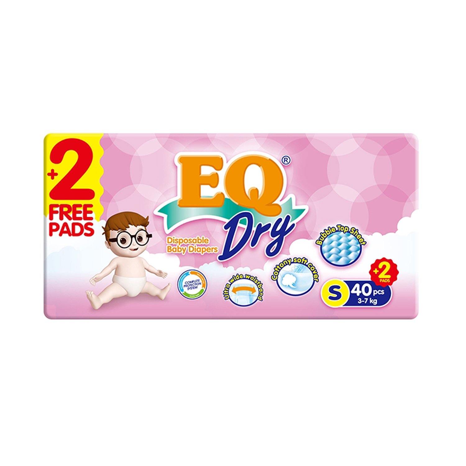 EQ Dry Small Diaper - 40s - Southstar Drug