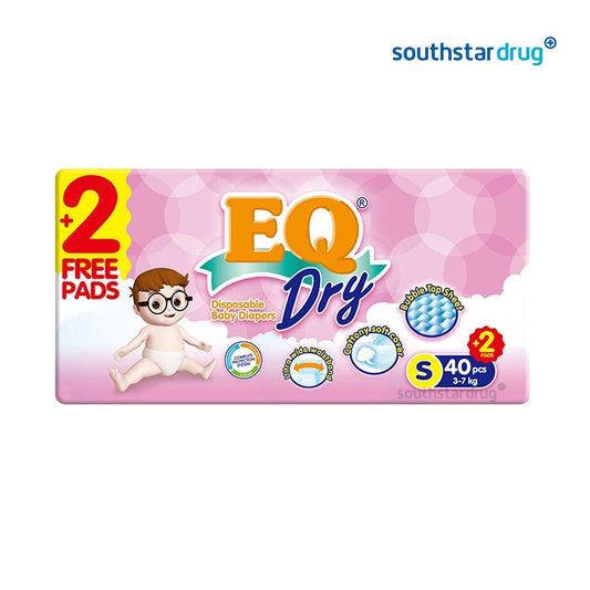 EQ Dry Small Diaper - 40s - Southstar Drug