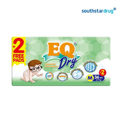 EQ Dry Medium Diaper - 36s - Southstar Drug