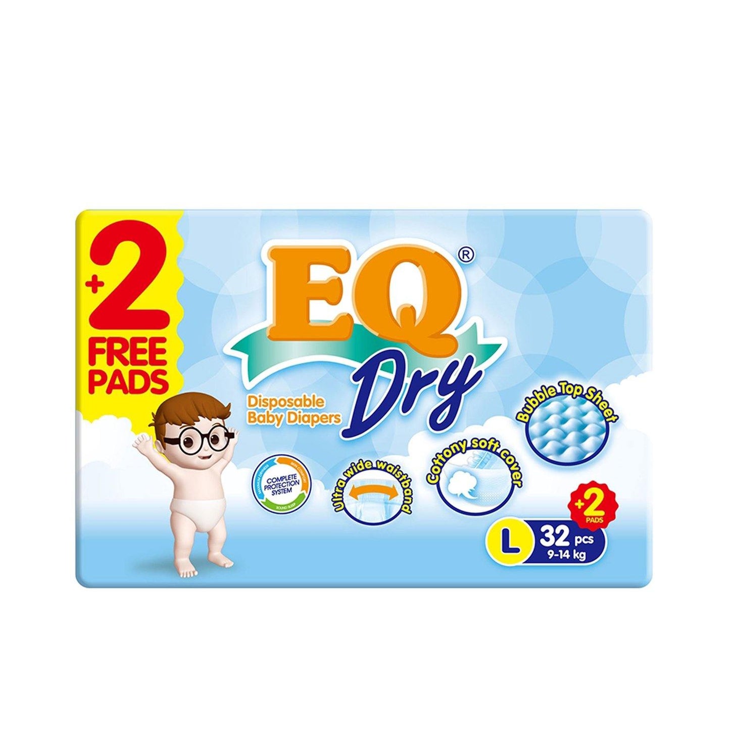 EQ Dry Large Diaper - 40s - Southstar Drug