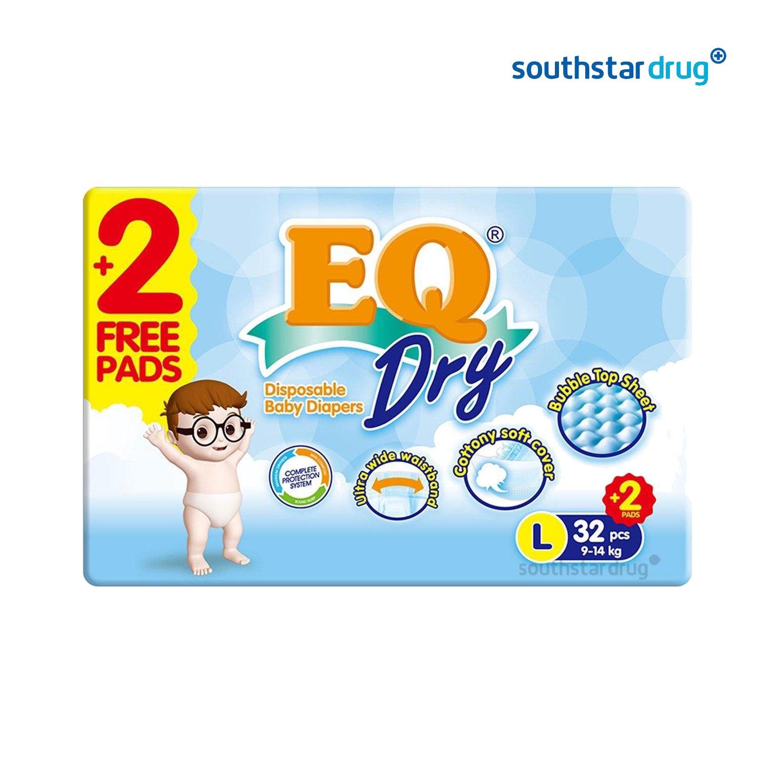 EQ Dry Large Diaper - 40s - Southstar Drug