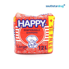 Happy Large Disposable Diaper - 13s - Southstar Drug