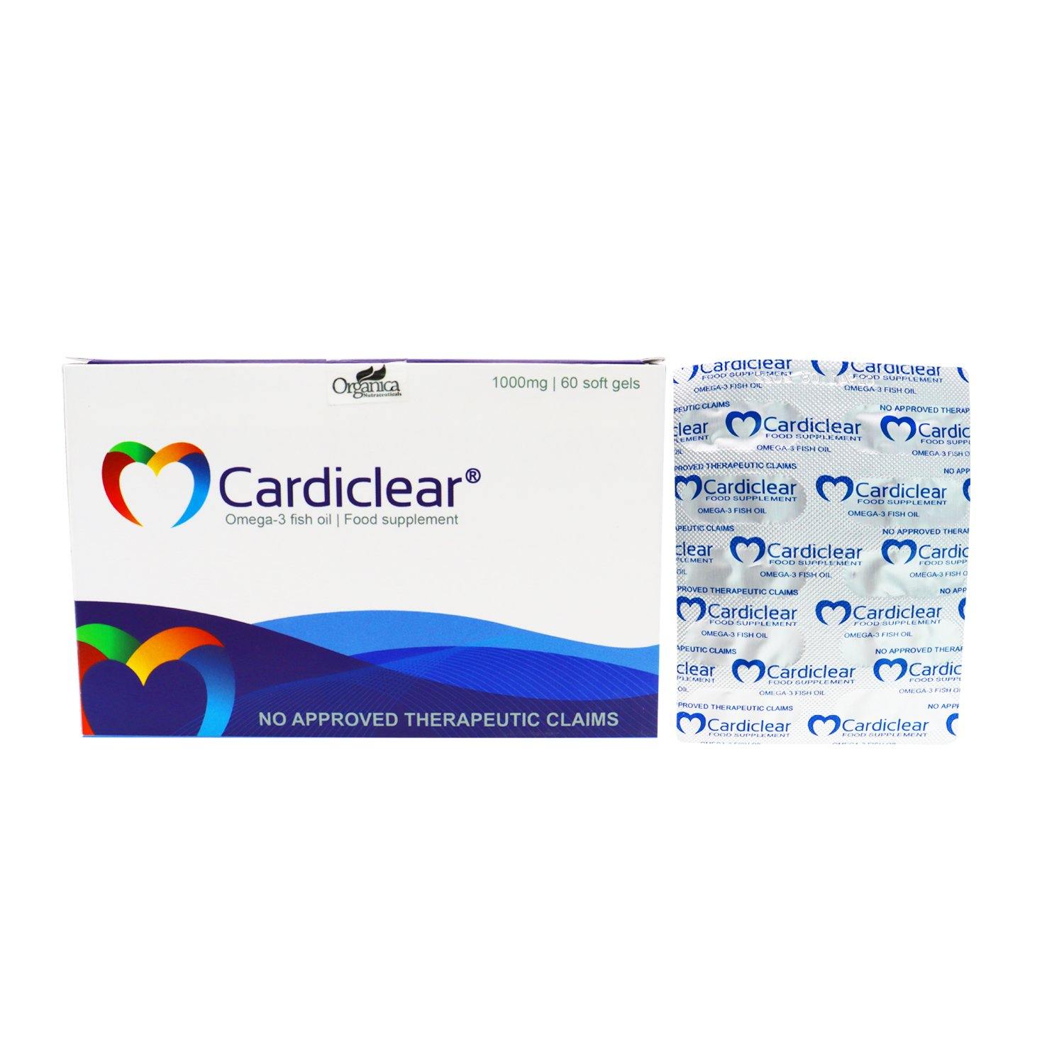 Cardiclear Fish Oil 1000mg Softgel Capsule - 10s - Southstar Drug