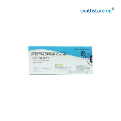 Rx: Escivex 10mg Tablet - Southstar Drug