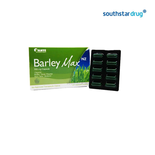 Sante Barley Max 500mg Capsule - 20s - Southstar Drug