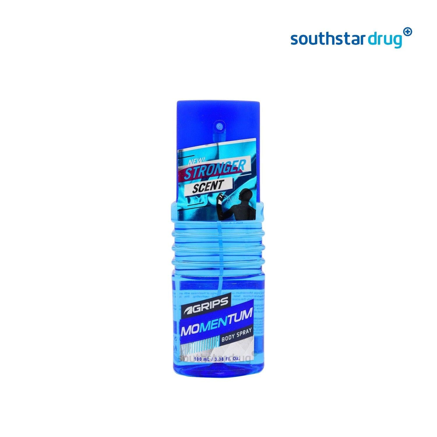 Grips Momentum Body Spray 100ml - Southstar Drug