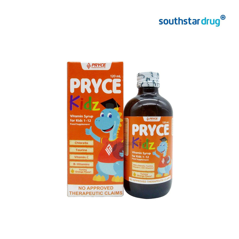 Pryce Kidz Orange 120ml Syrup - Southstar Drug