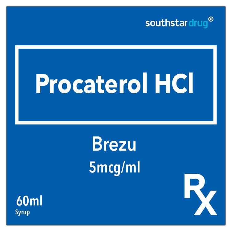 Rx: Brezu 5mcg /ml 60ml Syrup - Southstar Drug