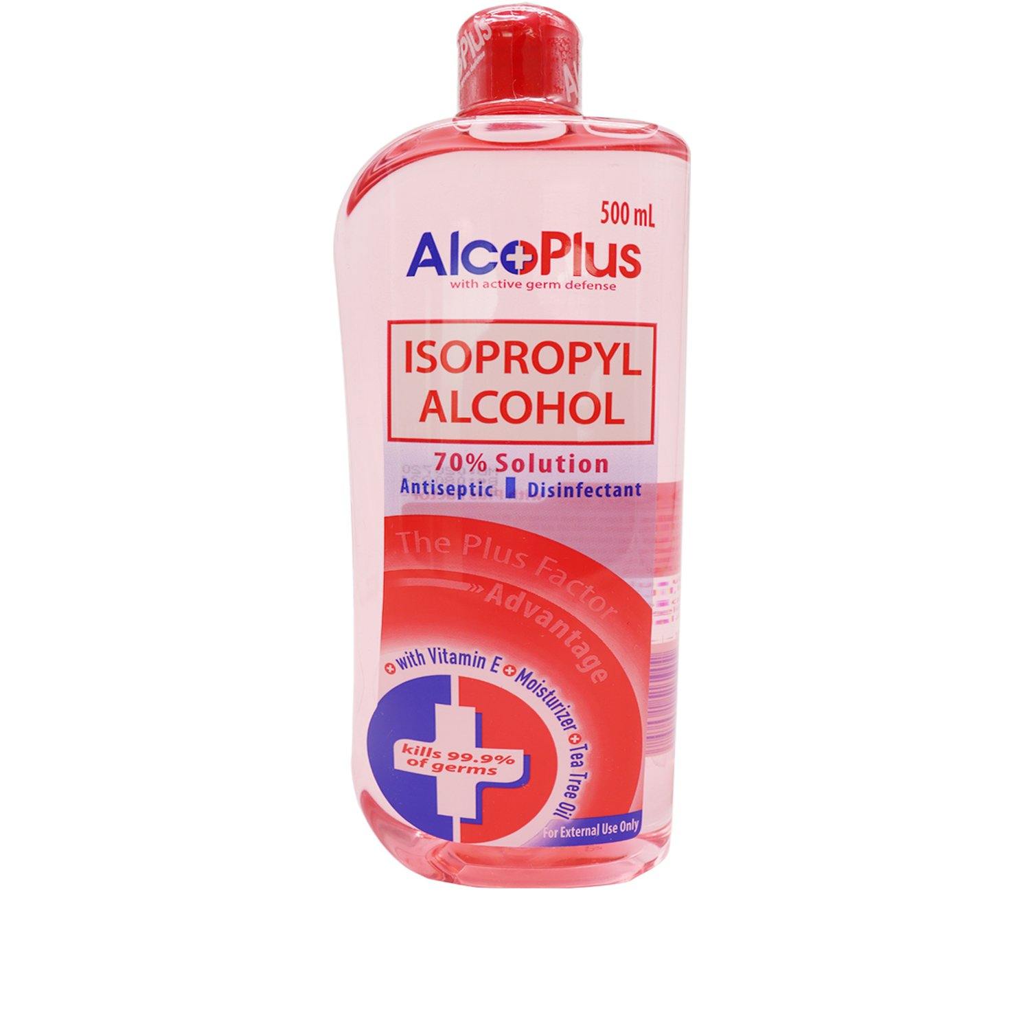 Alcoplus Isopropyl 70% Solution Alcohol - 500ml - Southstar Drug