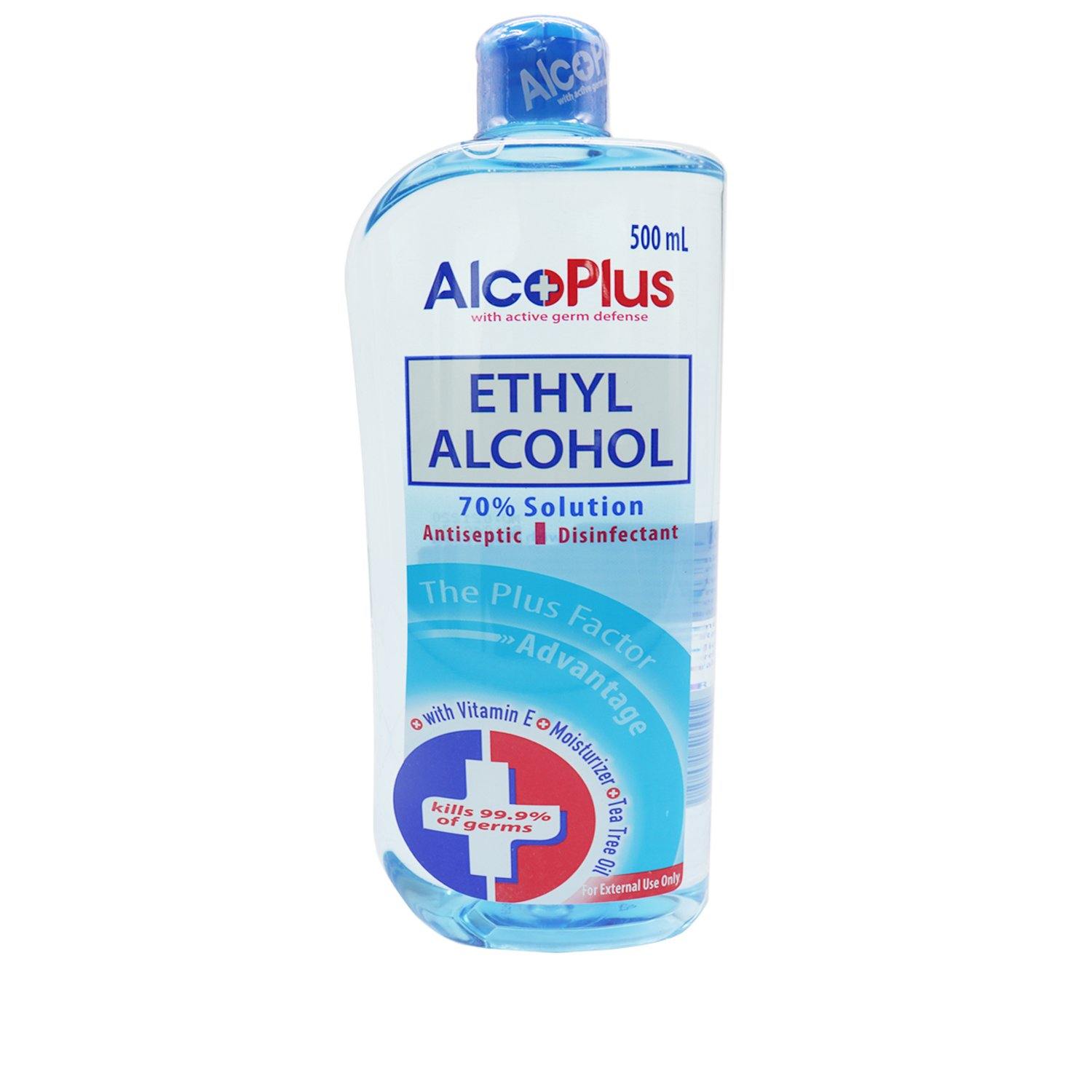 Alcoplus 70% Solution Ethyl Alcohol - 500ml - Southstar Drug