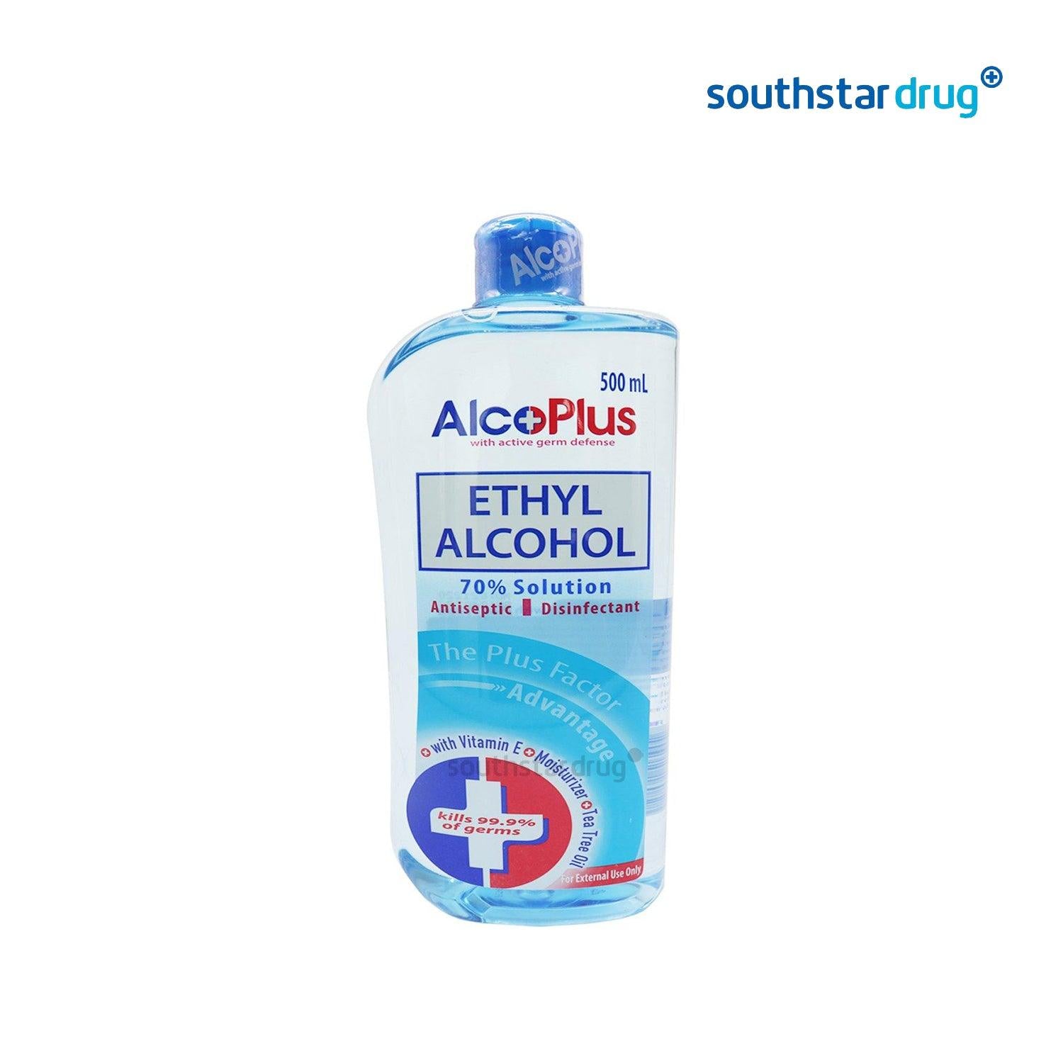 Alcoplus 70% Solution Ethyl Alcohol - 500ml - Southstar Drug