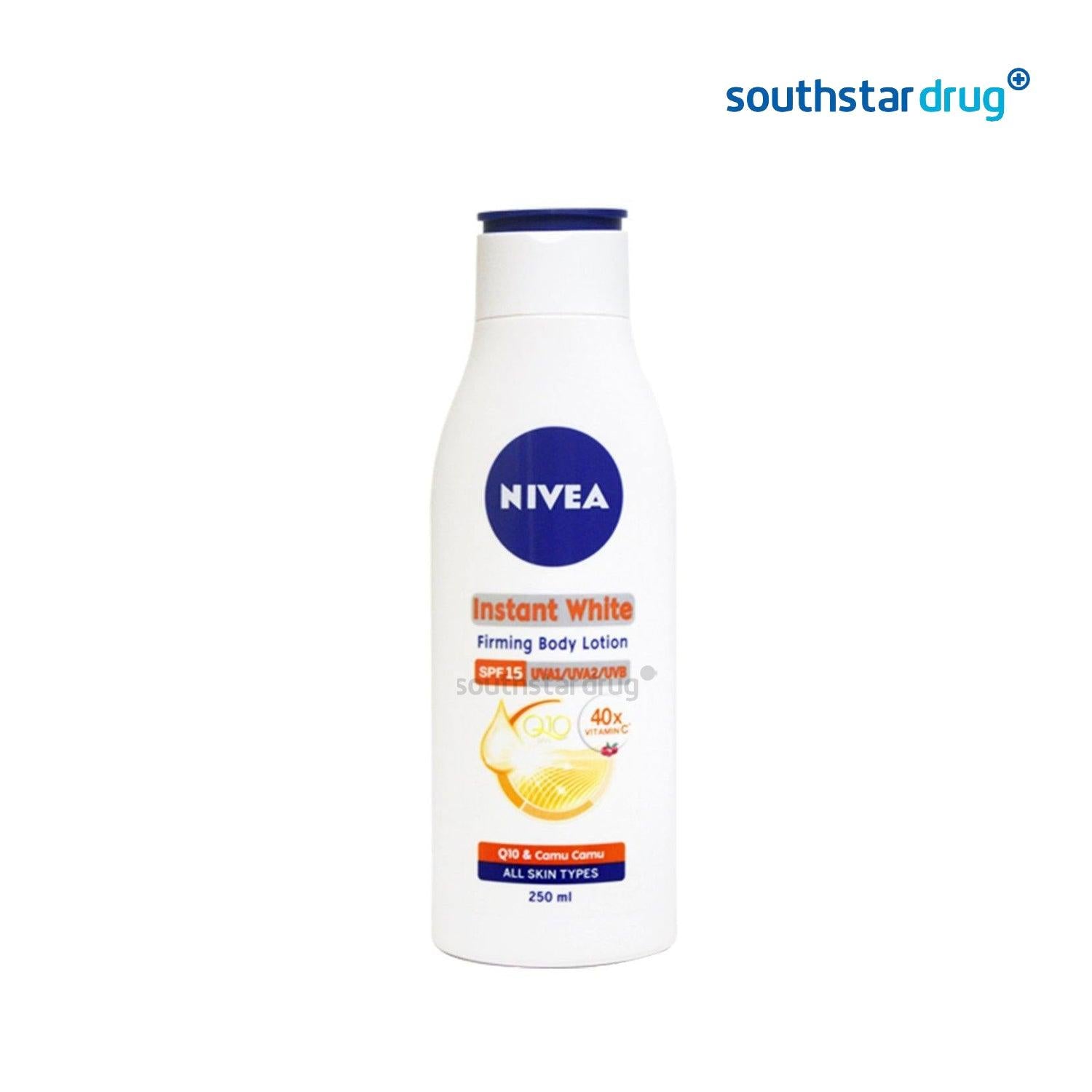 Nivea Instant White Firming Body Lotion 250 ml - Southstar Drug