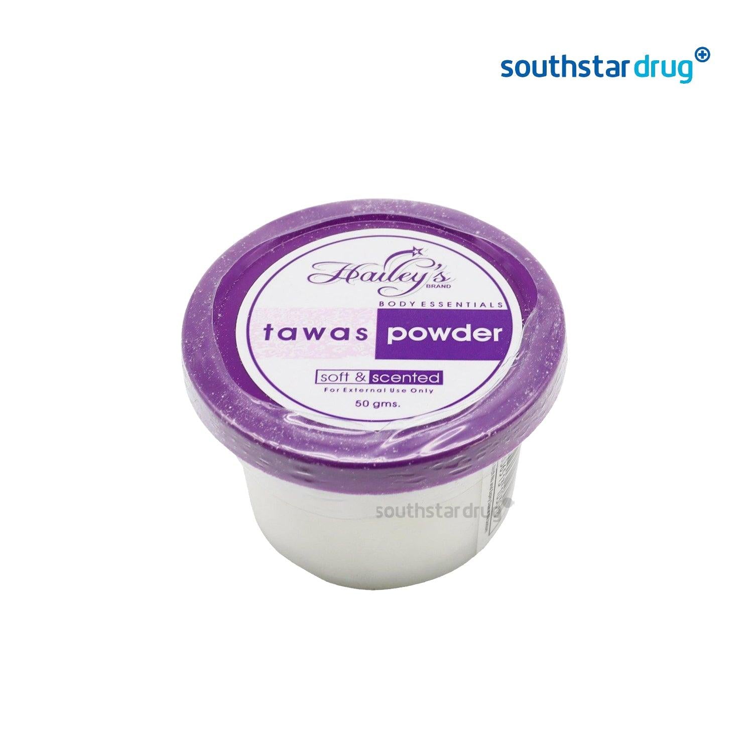 Haileys Tawas Powder Soft & Scented 50 g - Southstar Drug